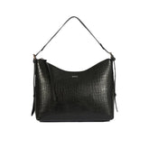 BOLSA MÉDIA MAEVE CROCO PRETA S 50010 0796 0001 SCHUTZ